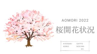 2022年青森県桜　開花状況